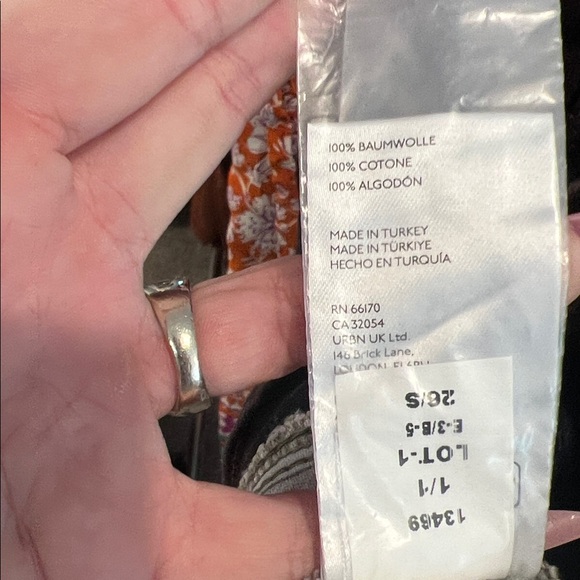 Free People We the Free Good Luck Printed Barrel Jeans - Picture 6 of 7